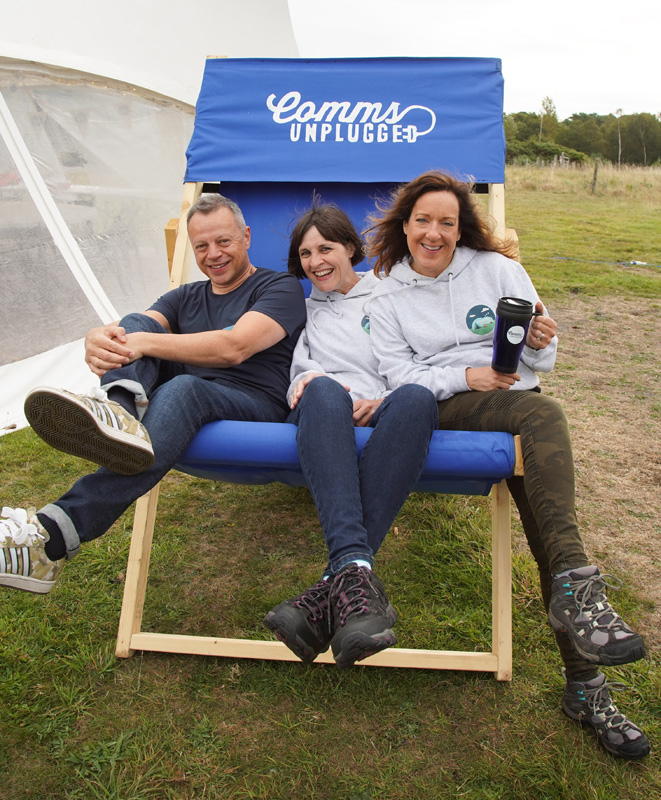 Sally, Georgia and Darren at CU19