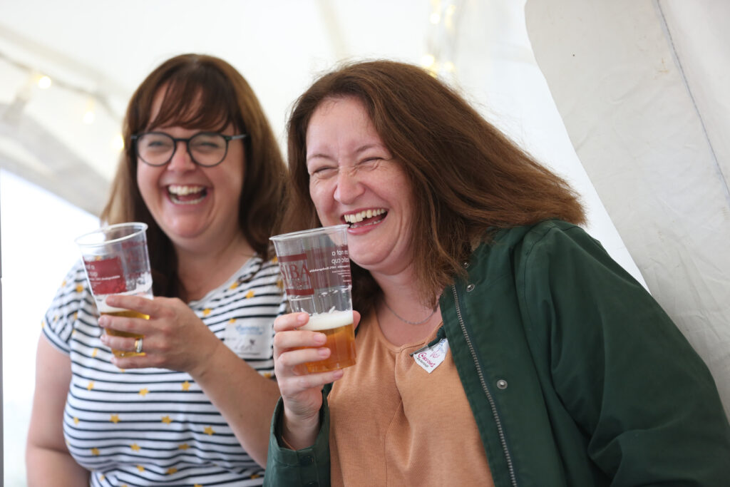 CU21 Vicki and Eleri laughing