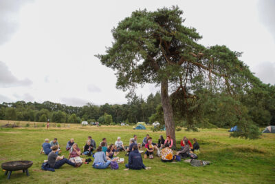 CU21 lunch under the tree