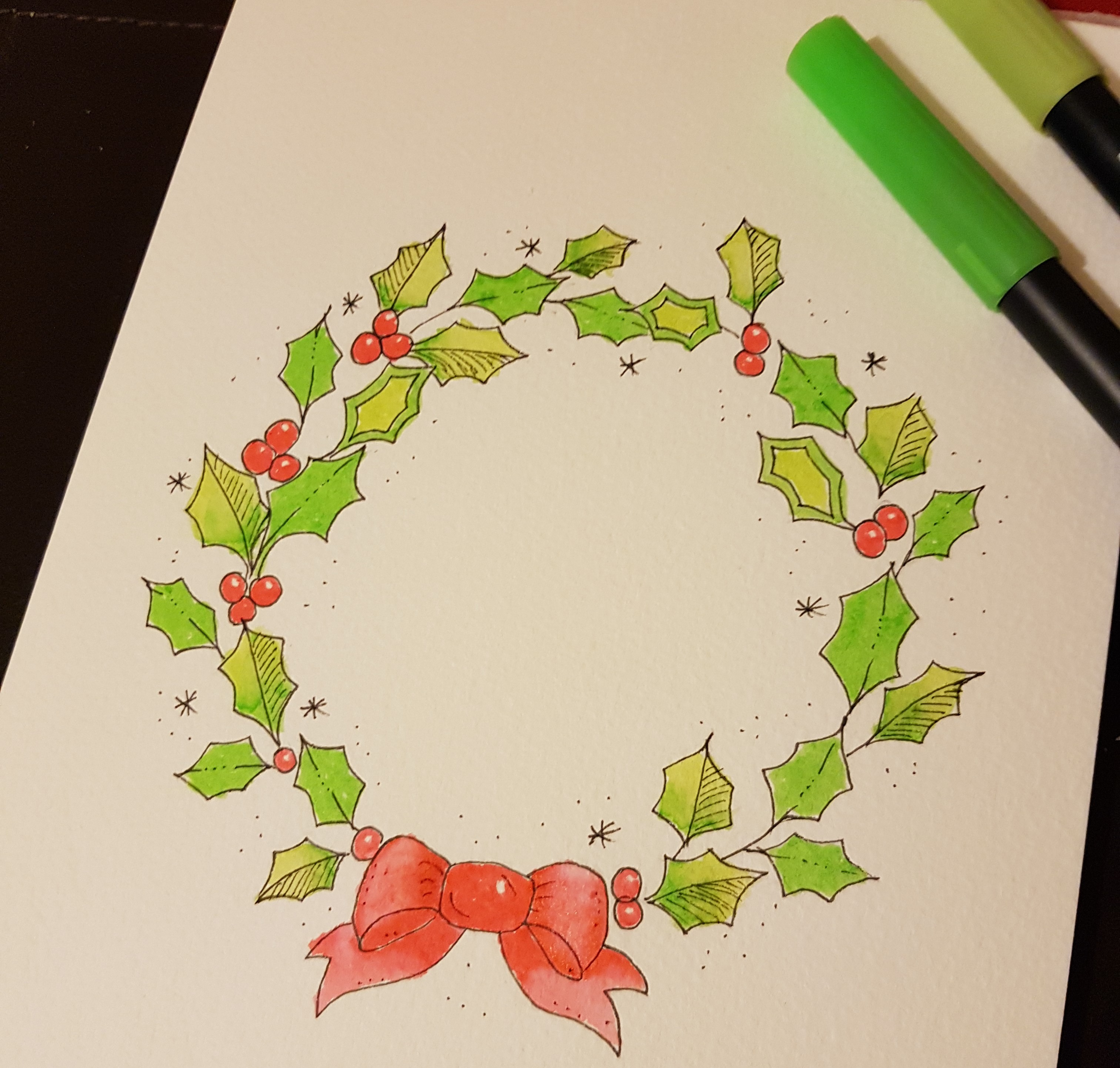 Festive unplugged drawing with Sally – December 2023